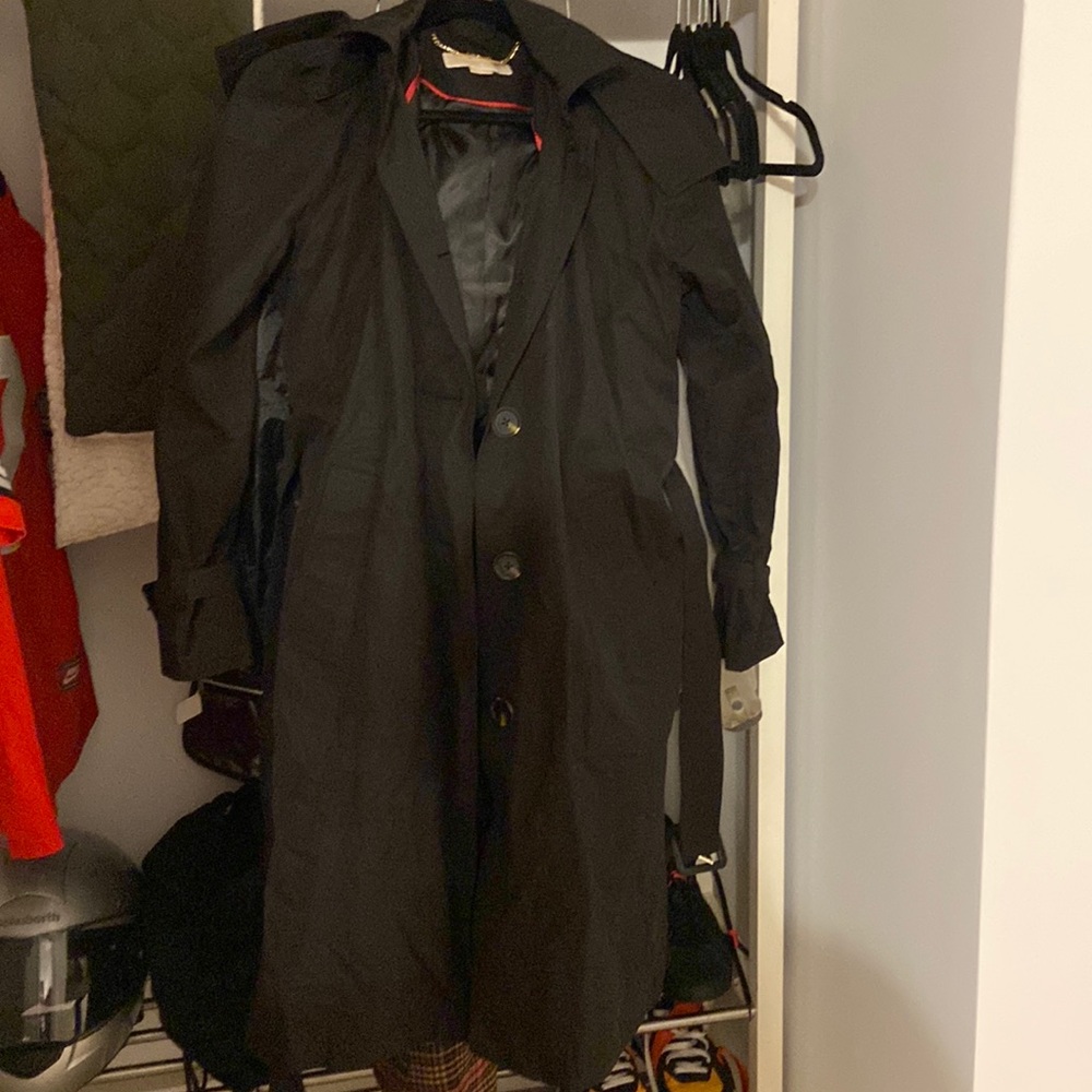 Michael Kors black trench coat